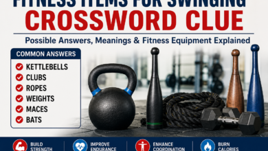 fitness items for swinging crossword clue​