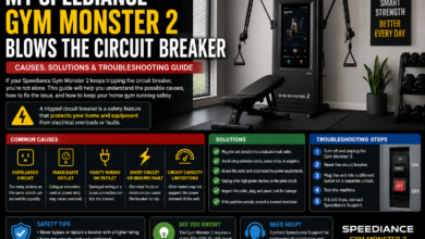 my speediance gym monster 2 blows the circuit breaker​