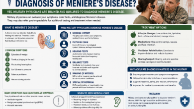 can a military physician make a diagnosis of meniere's disease​