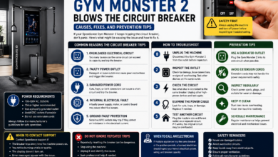 my speediance gym monster 2 blows the circuit breaker​