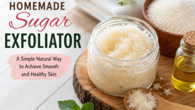 Homemade Sugar Exfoliator