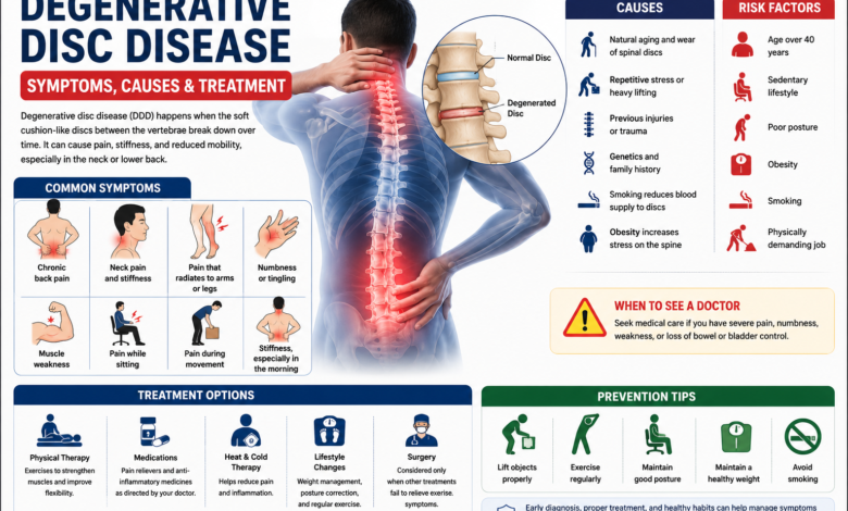degenerative disc disease symptoms