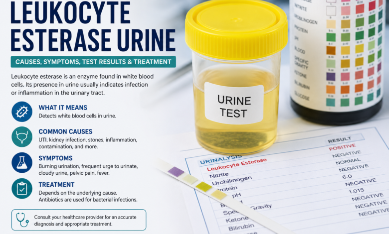 leukocyte esterase urine