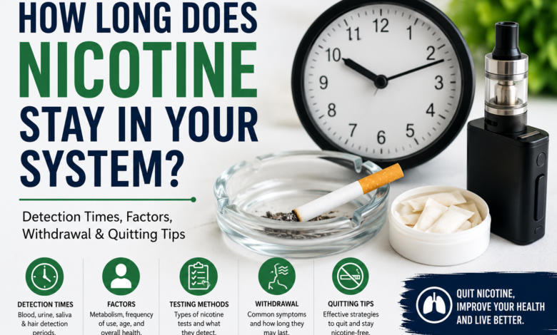 how long does nicotine stay in your system
