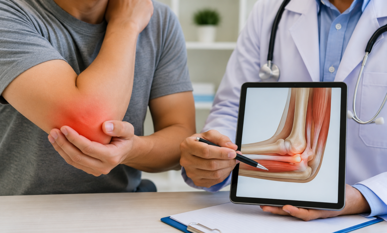 what causes elbow pain