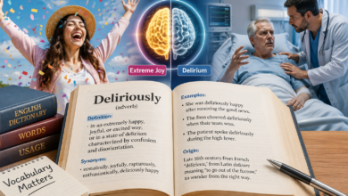 define deliriously