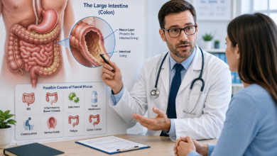 faecal mucus