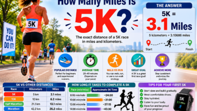 how many miles is 5k