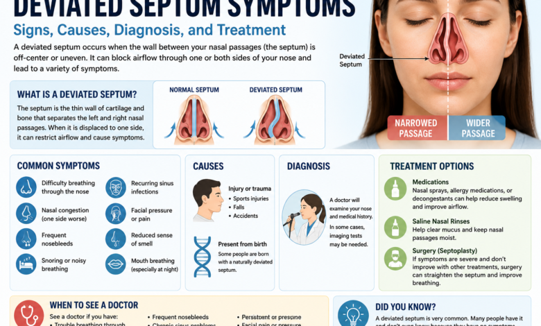 deviated septum symptoms